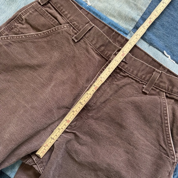 carhartt 2000s brown carpenter pants 35x31 - Picture 7 of 9